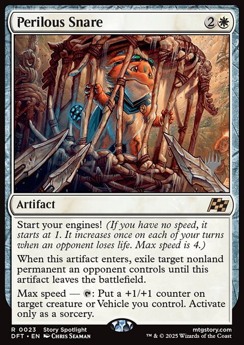 Perilous Snare, Aetherdrift Promos #23p, Magic: The Gathering card