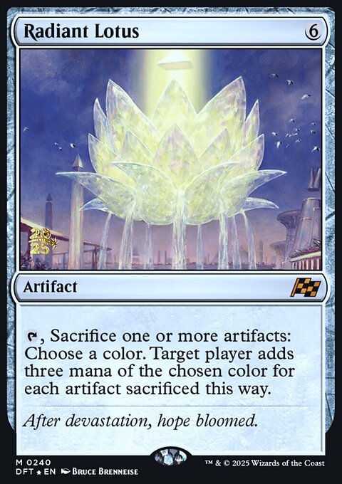Radiant Lotus, Aetherdrift Promos #240s, Magic: The Gathering card