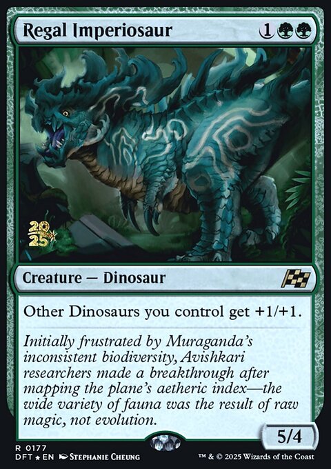 Regal Imperiosaur, Aetherdrift Promos #177s, Magic: The Gathering card