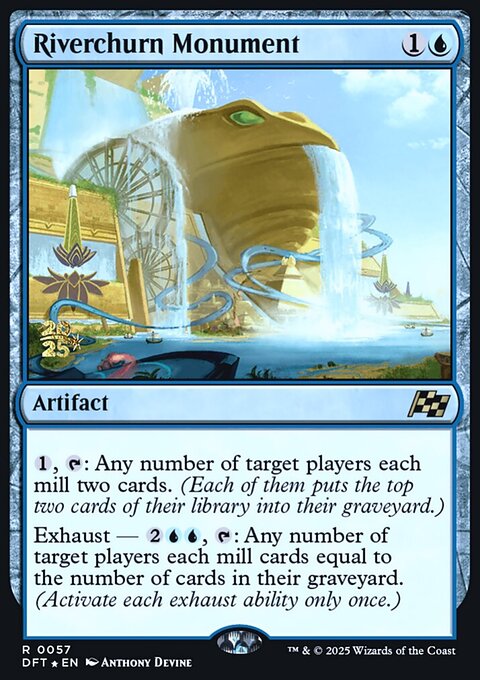 Riverchurn Monument, Aetherdrift Promos #57s, Magic: The Gathering card