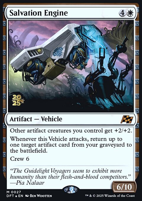 Salvation Engine, Aetherdrift Promos #27s, Magic: The Gathering card