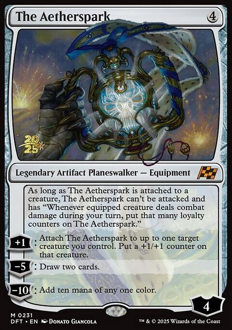 The Aetherspark, Aetherdrift Promos #231s, Magic: The Gathering card
