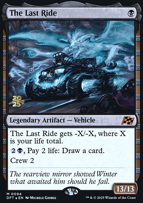 The Last Ride, Aetherdrift Promos #94s, Magic: The Gathering card