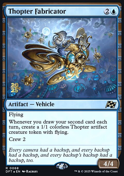 Thopter Fabricator, Aetherdrift Promos #68s, Magic: The Gathering card