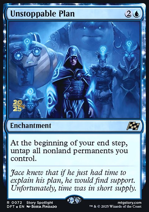 Unstoppable Plan, Aetherdrift Promos #72s, Magic: The Gathering card