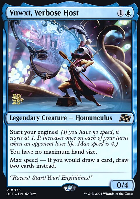 Vnwxt, Verbose Host, Aetherdrift Promos #73s, Magic: The Gathering card