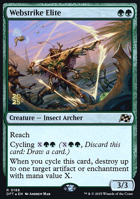 Webstrike Elite, Aetherdrift Promos #186s, Magic: The Gathering card