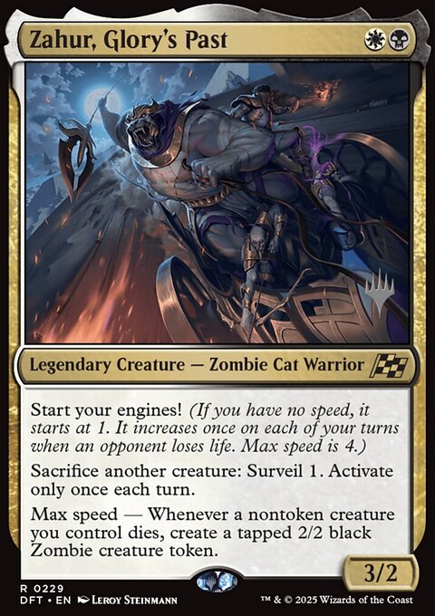 Zahur, Glory's Past, Aetherdrift Promos #229p, Magic: The Gathering card