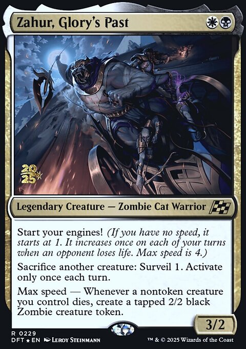 Zahur, Glory's Past, Aetherdrift Promos #229s, Magic: The Gathering card