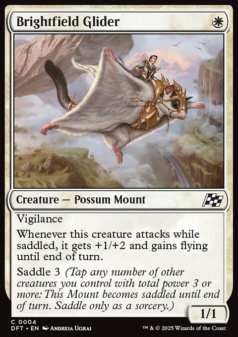 Brightfield Glider, Aetherdrift #4, Magic: The Gathering card