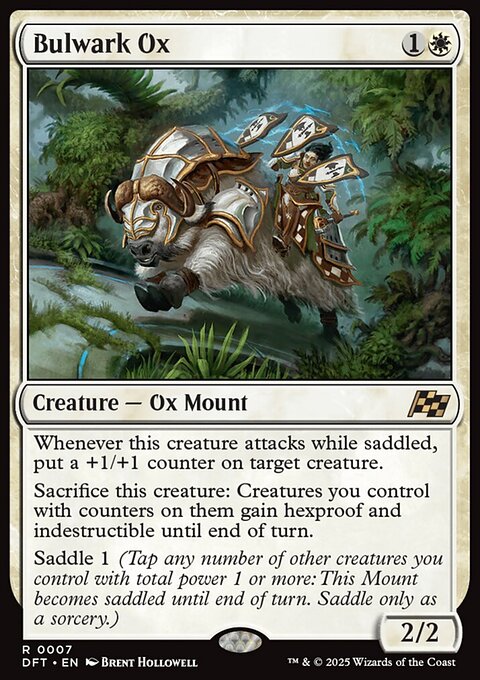 Bulwark Ox, Aetherdrift #7, Magic: The Gathering card