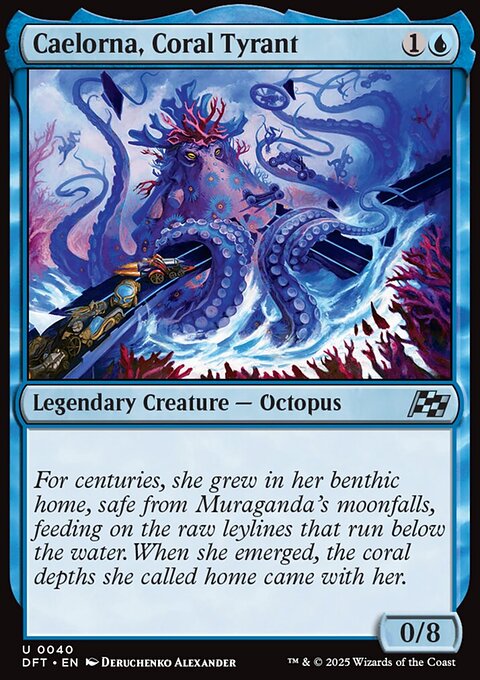 Caelorna, Coral Tyrant, Aetherdrift #40, Magic: The Gathering card