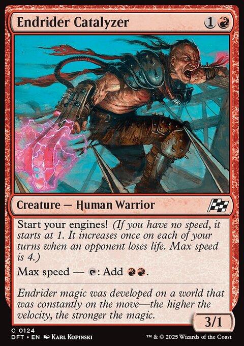 Endrider Catalyzer, Aetherdrift #124, Magic: The Gathering card