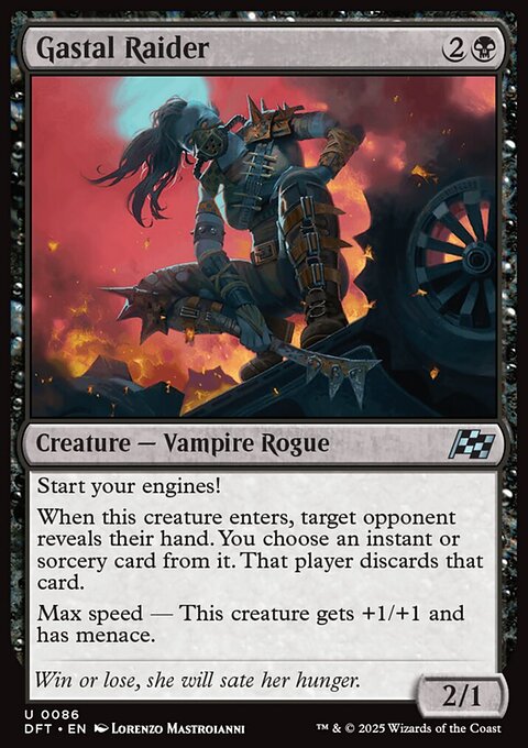 Gastal Raider, Aetherdrift #86, Magic: The Gathering card