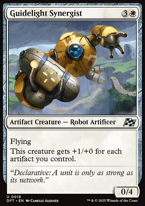 Guidelight Synergist, Aetherdrift #16, Magic: The Gathering card