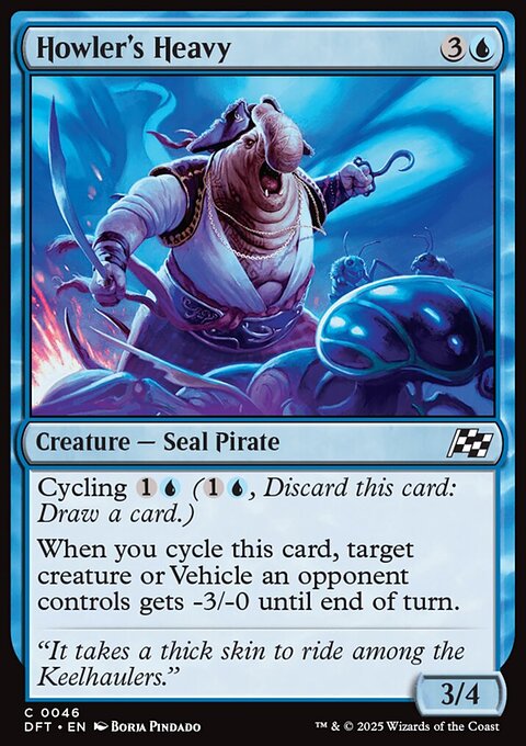 Howler's Heavy, Aetherdrift #46, Magic: The Gathering card