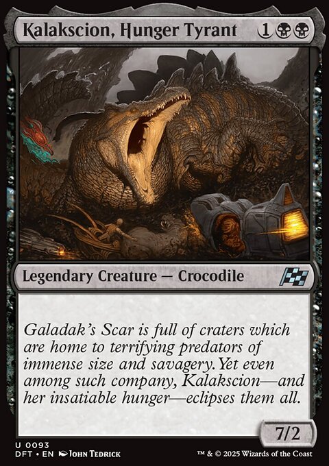 Kalakscion, Hunger Tyrant, Aetherdrift #93, Magic: The Gathering card