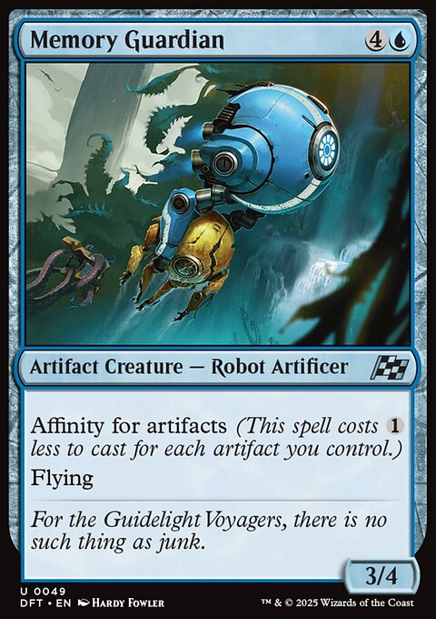 Memory Guardian, Aetherdrift #49, Magic: The Gathering card