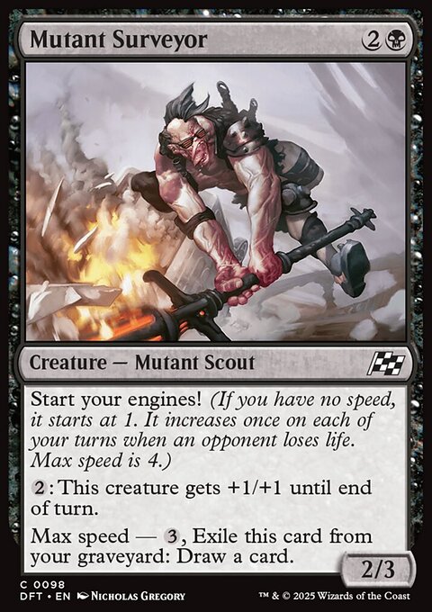 Mutant Surveyor, Aetherdrift #98, Magic: The Gathering card