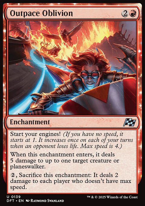 Outpace Oblivion, Aetherdrift #139, Magic: The Gathering card