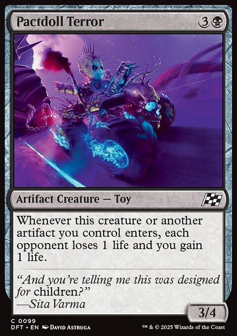 Pactdoll Terror, Aetherdrift #99, Magic: The Gathering card