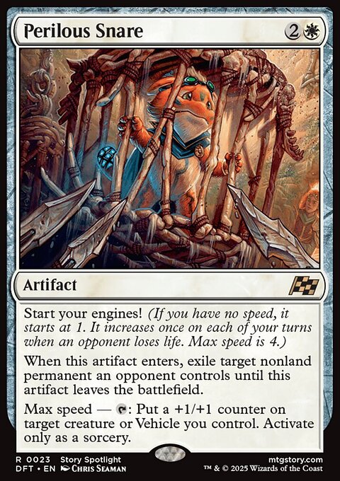 Perilous Snare, Aetherdrift #23, Magic: The Gathering card