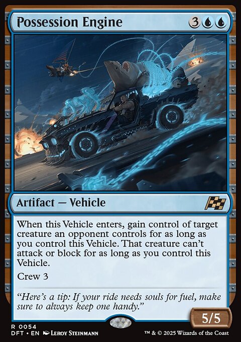 Possession Engine, Aetherdrift #54, Magic: The Gathering card