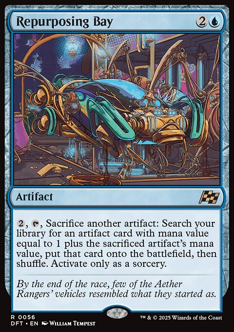 Repurposing Bay, Aetherdrift #56, Magic: The Gathering card