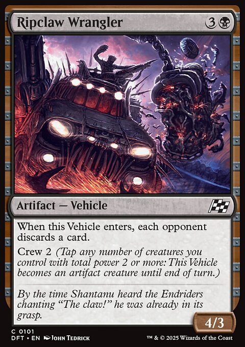 Ripclaw Wrangler, Aetherdrift #101, Magic: The Gathering card