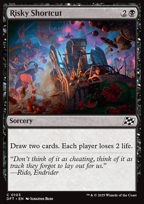 Risky Shortcut, Aetherdrift #103, Magic: The Gathering card
