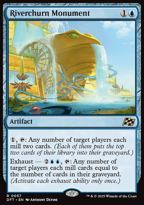 Riverchurn Monument, Aetherdrift #57, Magic: The Gathering card