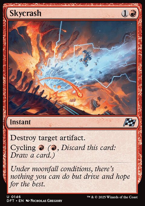 Skycrash, Aetherdrift #146, Magic: The Gathering card