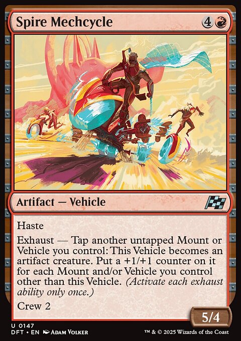 Spire Mechcycle, Aetherdrift #147, Magic: The Gathering card