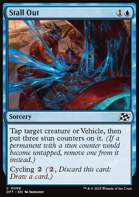Stall Out, Aetherdrift #66, Magic: The Gathering card