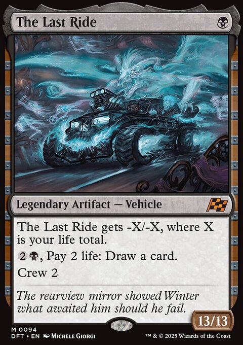 The Last Ride, Aetherdrift #94, Magic: The Gathering card