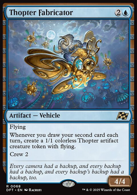 Thopter Fabricator, Aetherdrift #68, Magic: The Gathering card