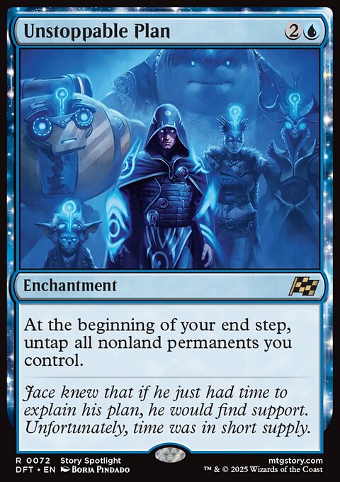 Unstoppable Plan, Aetherdrift #72, Magic: The Gathering card