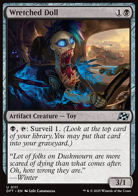 Wretched Doll, Aetherdrift #111, Magic: The Gathering card