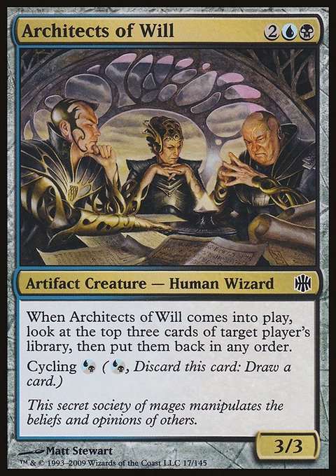 Architects of Will, Alara Reborn #17, Magic: The Gathering card