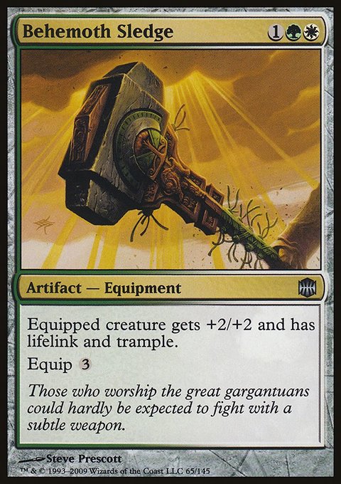 Behemoth Sledge, Alara Reborn #65, Magic: The Gathering card