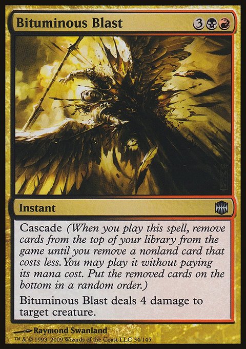 Bituminous Blast, Alara Reborn #34, Magic: The Gathering card