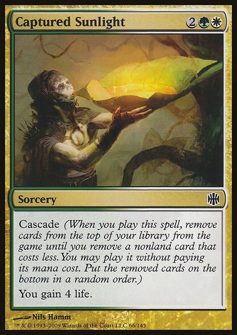 Captured Sunlight, Alara Reborn #66, Magic: The Gathering card