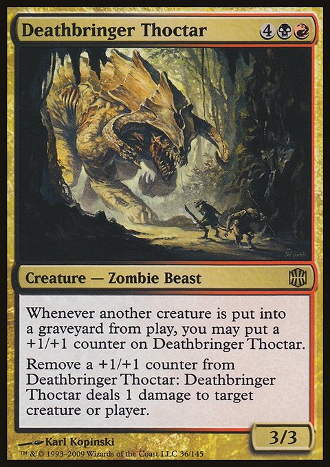 Deathbringer Thoctar, Alara Reborn #36, Magic: The Gathering card