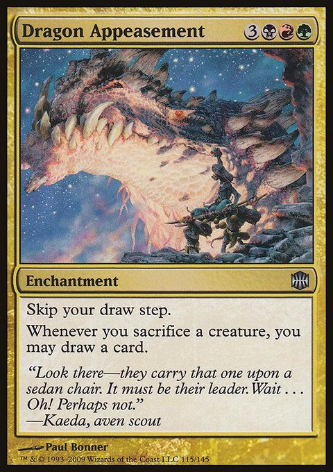 Dragon Appeasement, Alara Reborn #115, Magic: The Gathering card