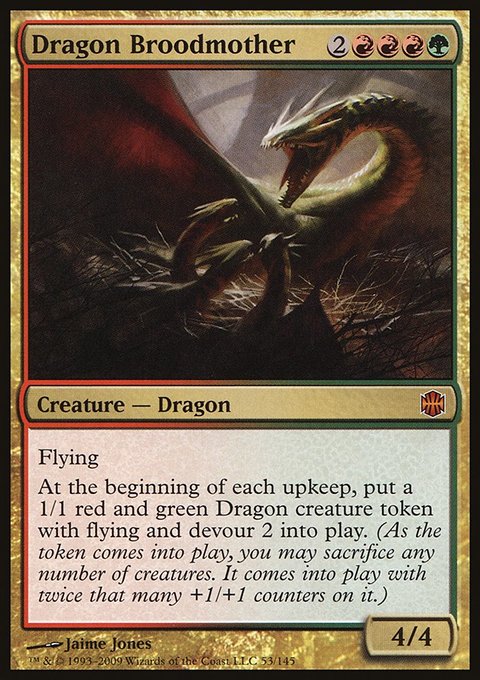 Dragon Broodmother, Alara Reborn #53, Magic: The Gathering card