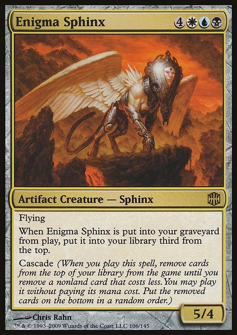 Enigma Sphinx, Alara Reborn #106, Magic: The Gathering card