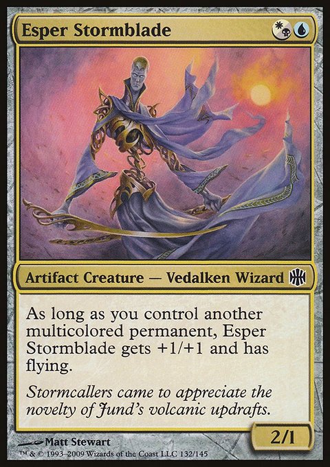 Esper Stormblade, Alara Reborn #132, Magic: The Gathering card