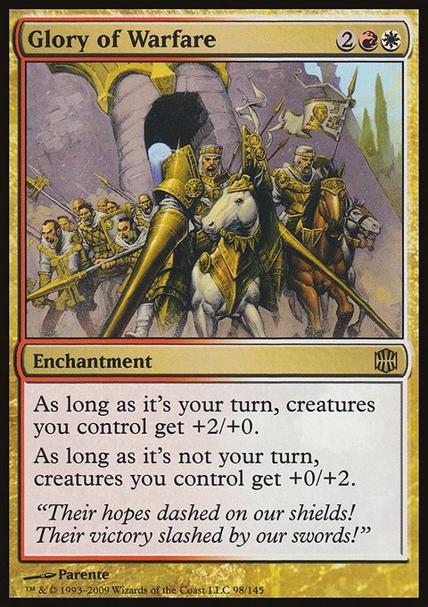 Glory of Warfare, Alara Reborn #98, Magic: The Gathering card