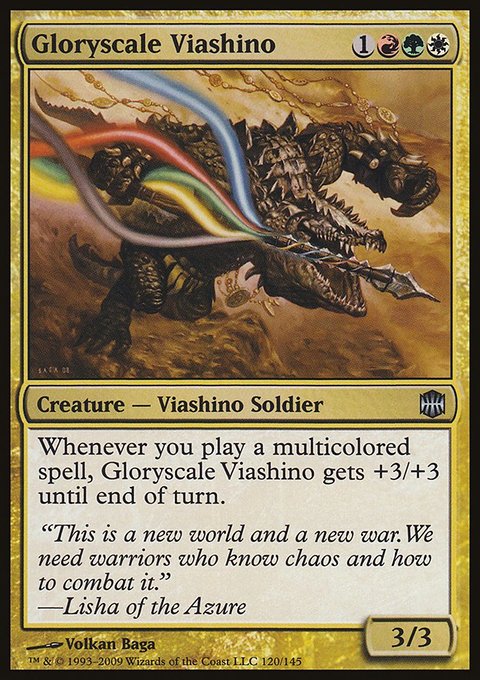 Gloryscale Viashino, Alara Reborn #120, Magic: The Gathering card
