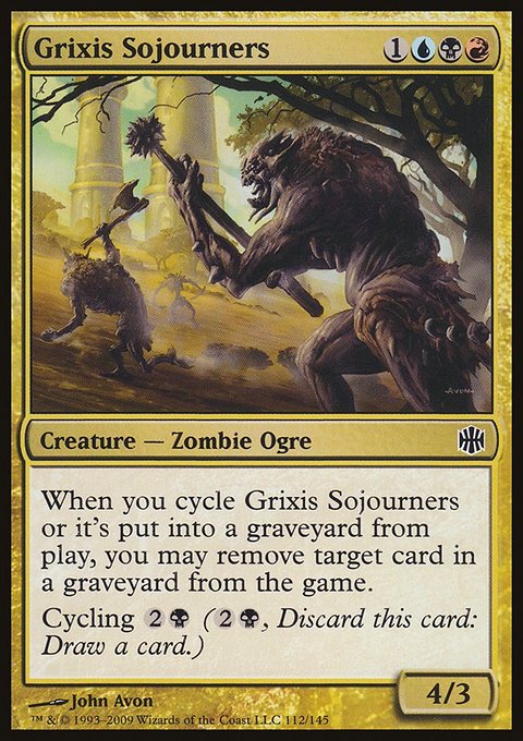 Grixis Sojourners, Alara Reborn #112, Magic: The Gathering card